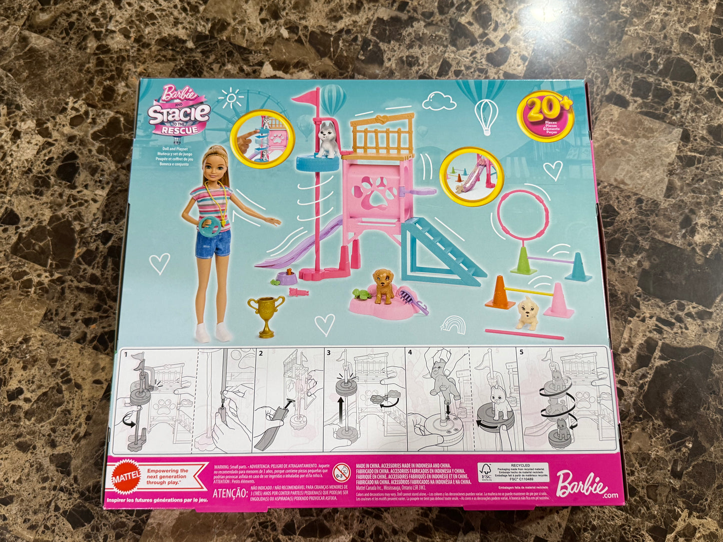 Barbie and Stacie Playground Set